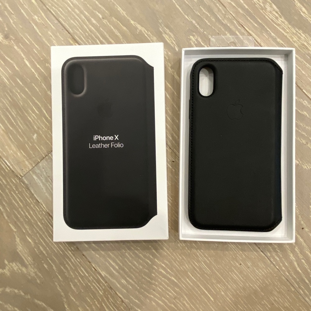 🆕🆕 iPhone X Leather folio